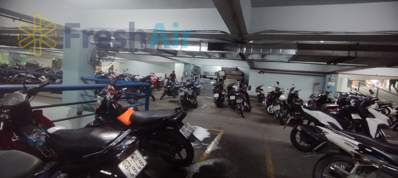 hệ thống thông gió đối lưu hầm giữ xe