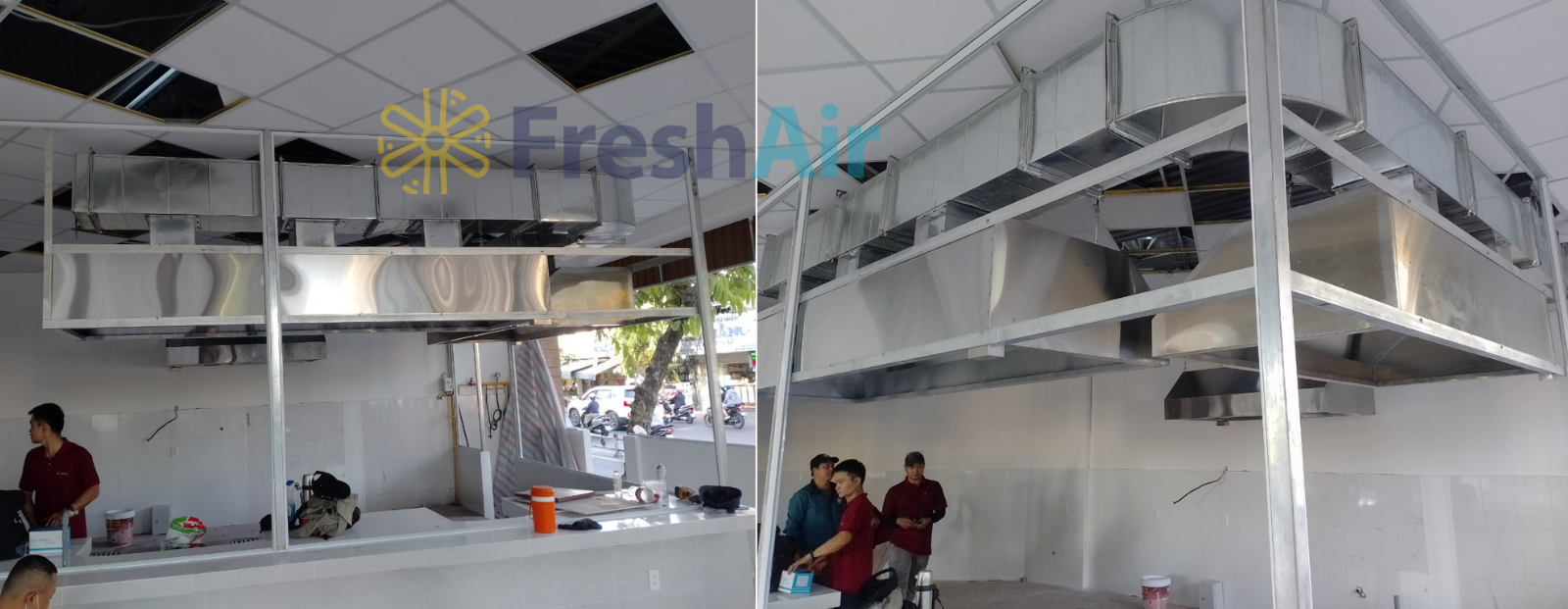 hệ thống hút khói bếp bệnh viện 175