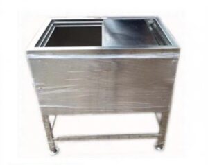 THÙNG ĐÁ INOX CHÂN ĐỨNG
