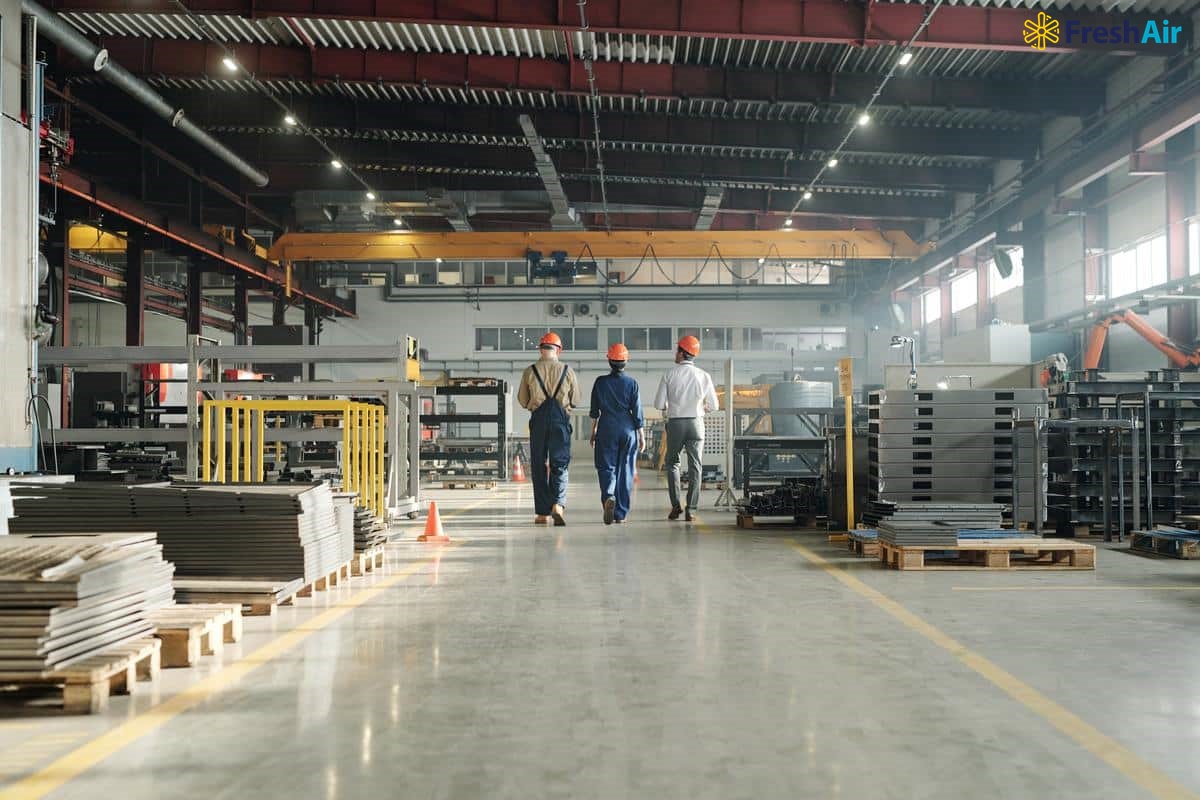 Hệ thống quạt điều hòa công nghiệp hệ thống quạt điều hòa công nghiệp