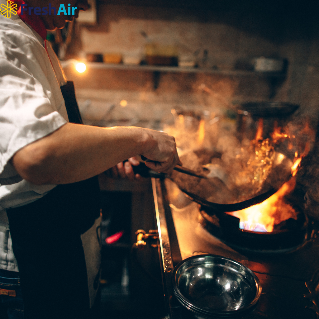 Giảm thiểu khói và mùi dầu mỡ