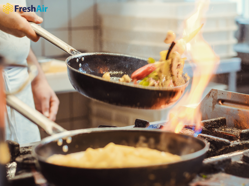 Loại bỏ khói và mùi khó chịu