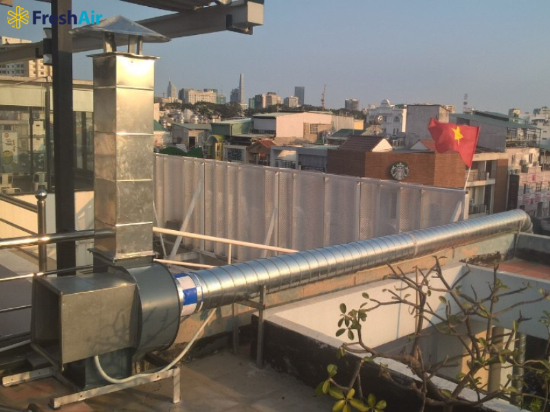 Hệ Thống Hút Khói Kết Hợp Cấp Gió Tươi Hệ Thống Hút Khói Kết Hợp Cấp Gió Tươi