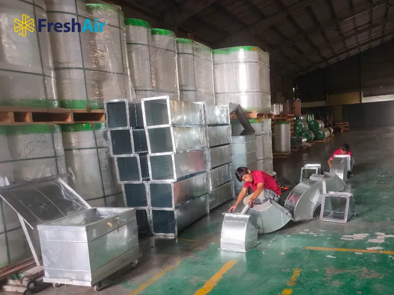 Vật liệu chịu nhiệt: Ưu tiên vật liệu thép không gỉ, nhôm chịu nhiệt cao.