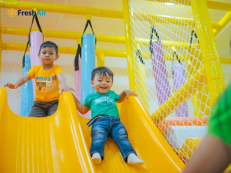 Tầm quan trọng của việc làm mát khu vui chơi trẻ em