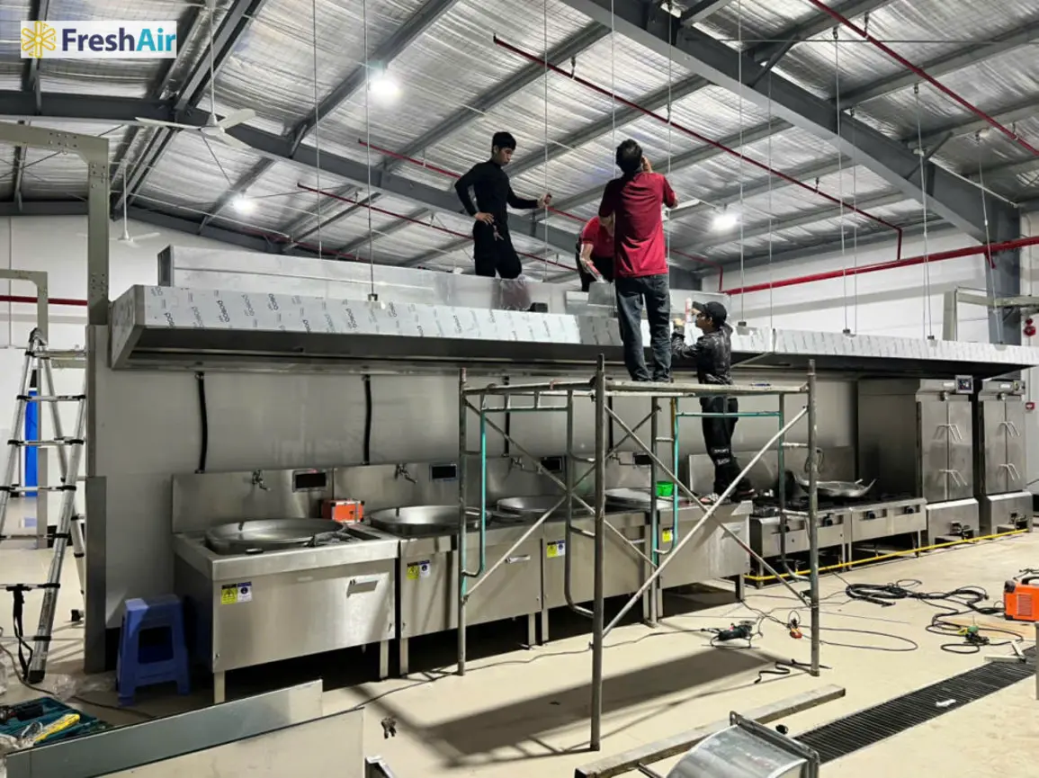 Tư vấn, thi công và bảo trì hệ thống cấp gió tươi và hút khói