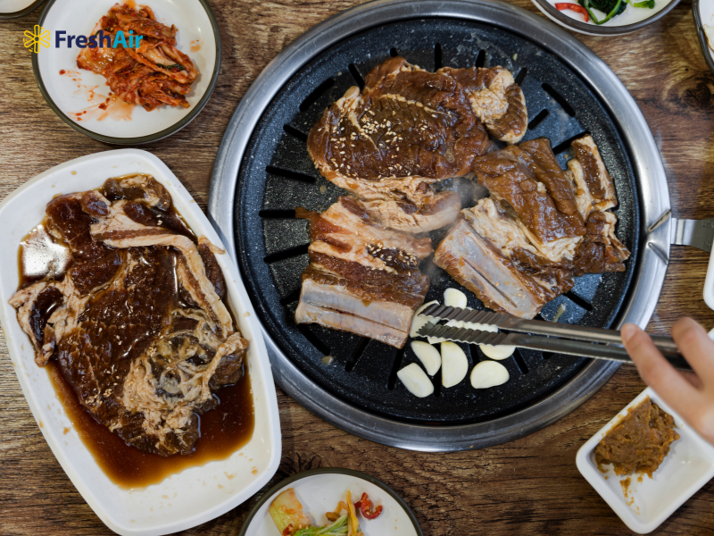 Lưu ý khi sử dụng hệ thống hút khói tại bàn