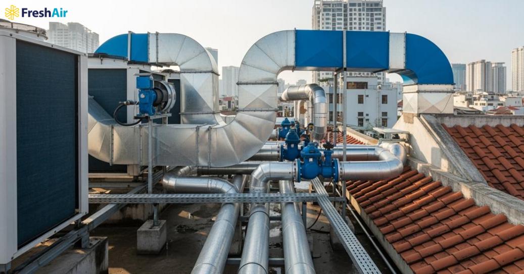 Quy trình thi công hệ thống làm mát chuyên nghiệp