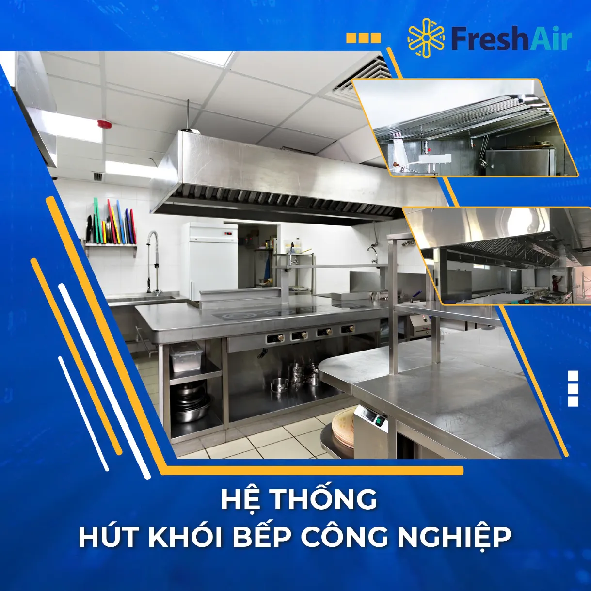 Fresh Air cung cấp giải pháp hút khói trọn gói, chất lượng cao
