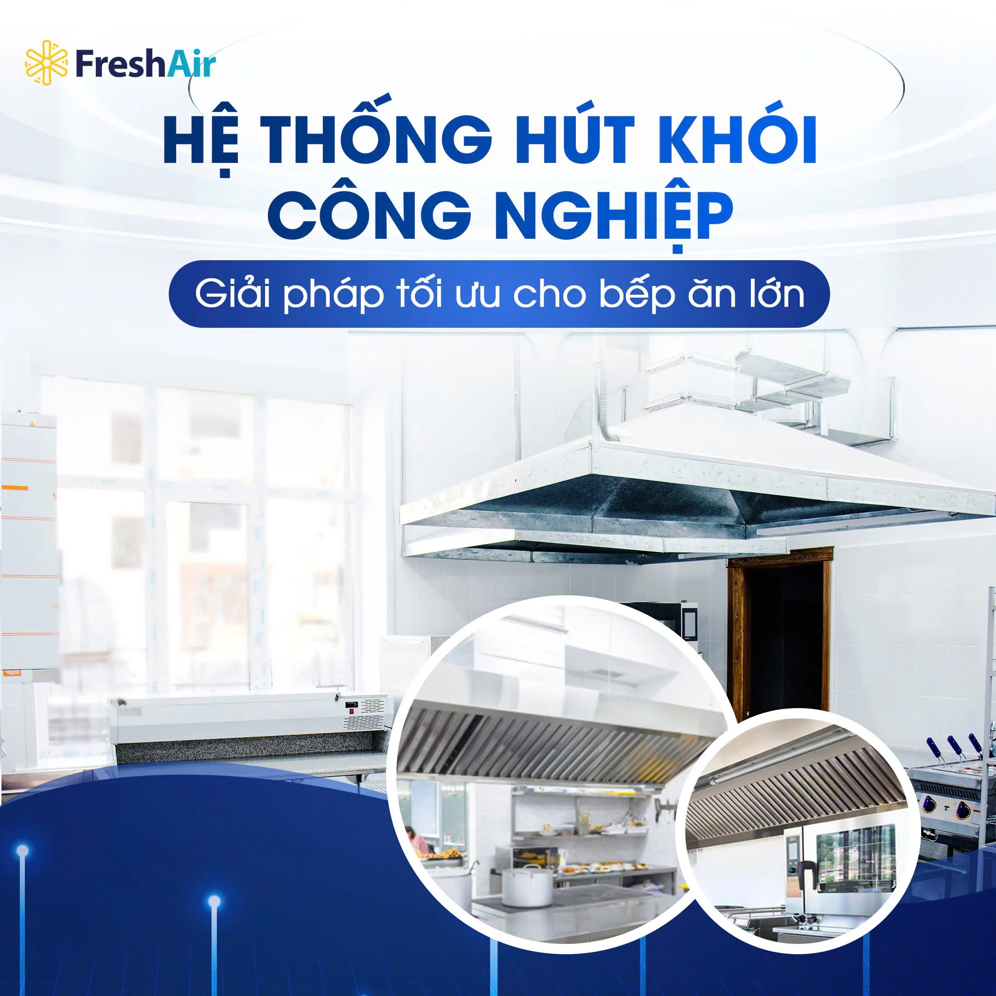 Fresh Air là đơn vị thi công hút khói với chất lượng cao, bảo hành lâu dài