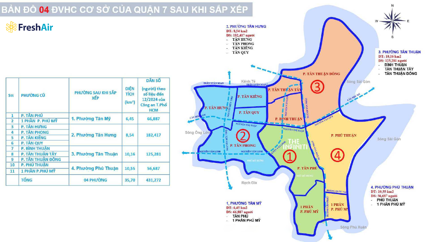 Bản đồ hành chính phường Phú Thuận sau sáp nhập Bản đồ hành chính phường Phú Thuận sau sáp nhập