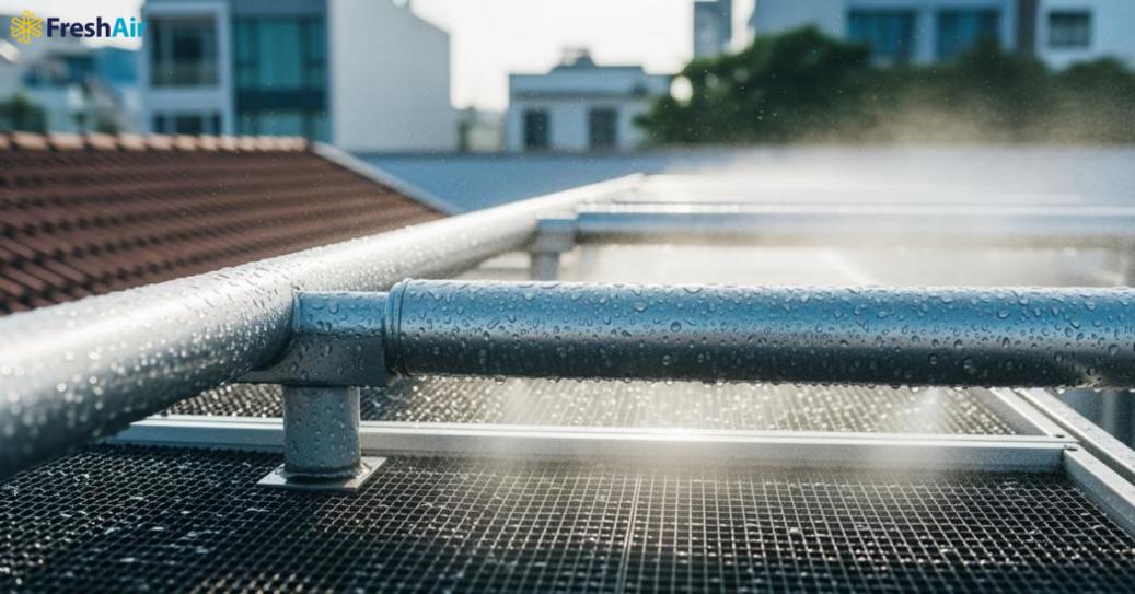 Nguyên lý hoạt động của hệ thống làm mát bằng hơi nước