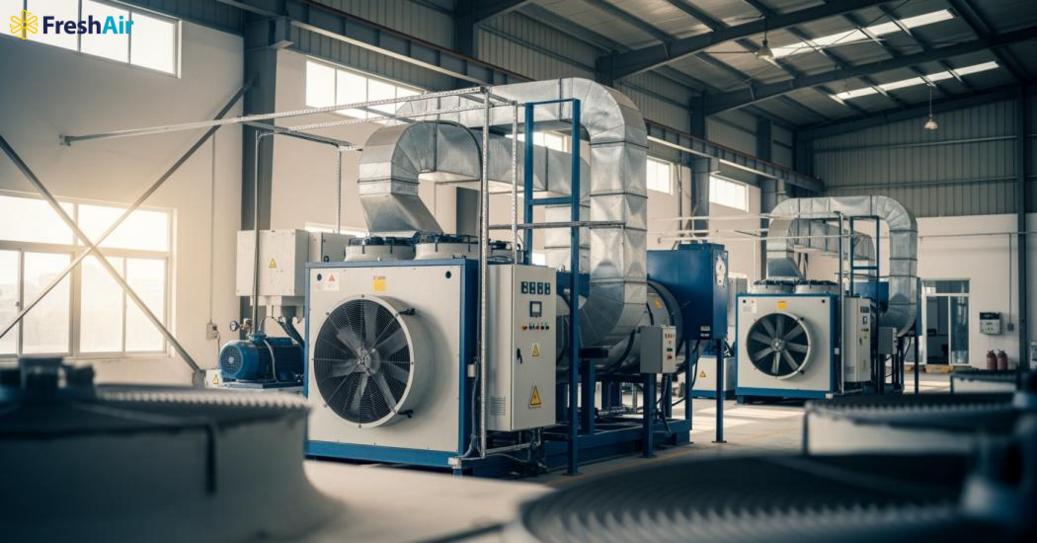 Nguyên lý hoạt động và cấu tạo máy làm mát nhà xưởng