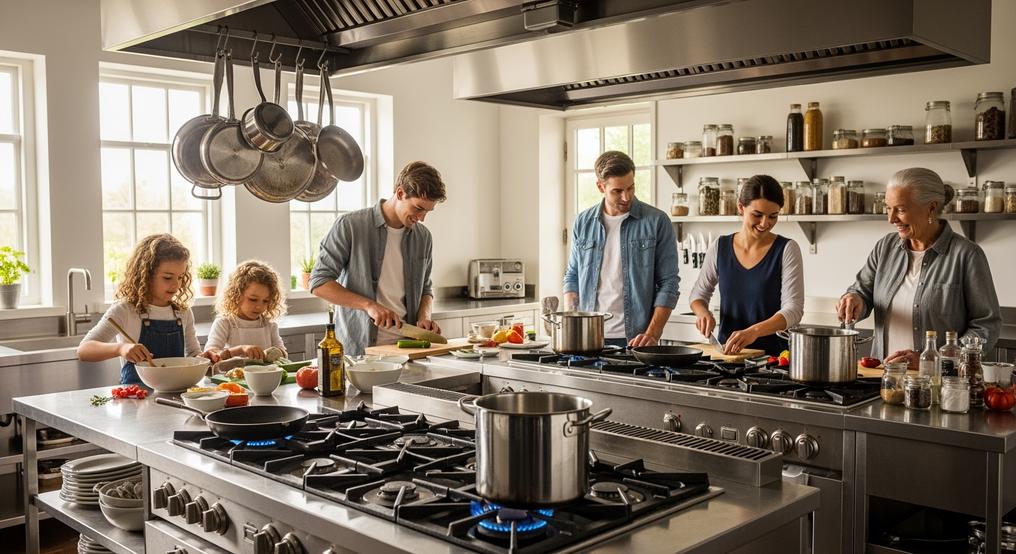 Bếp Ga Công Nghiệp Gia Đình Hiệu Quả, An Toàn, Tiết Kiệm