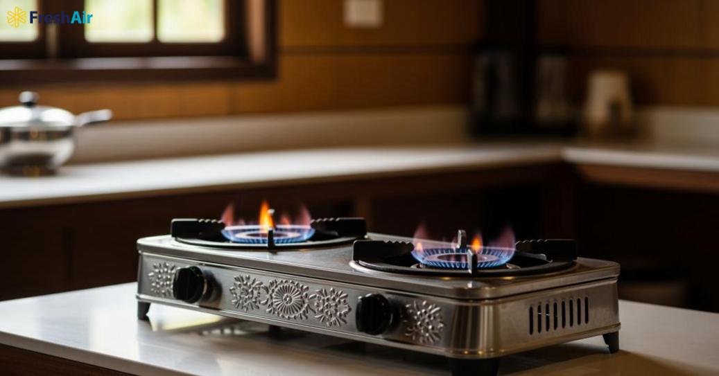 Bếp khè đôi có thiết kế chắc chắn, an toàn và bền bỉ Bếp khè đôi có thiết kế chắc chắn, an toàn và bền bỉ