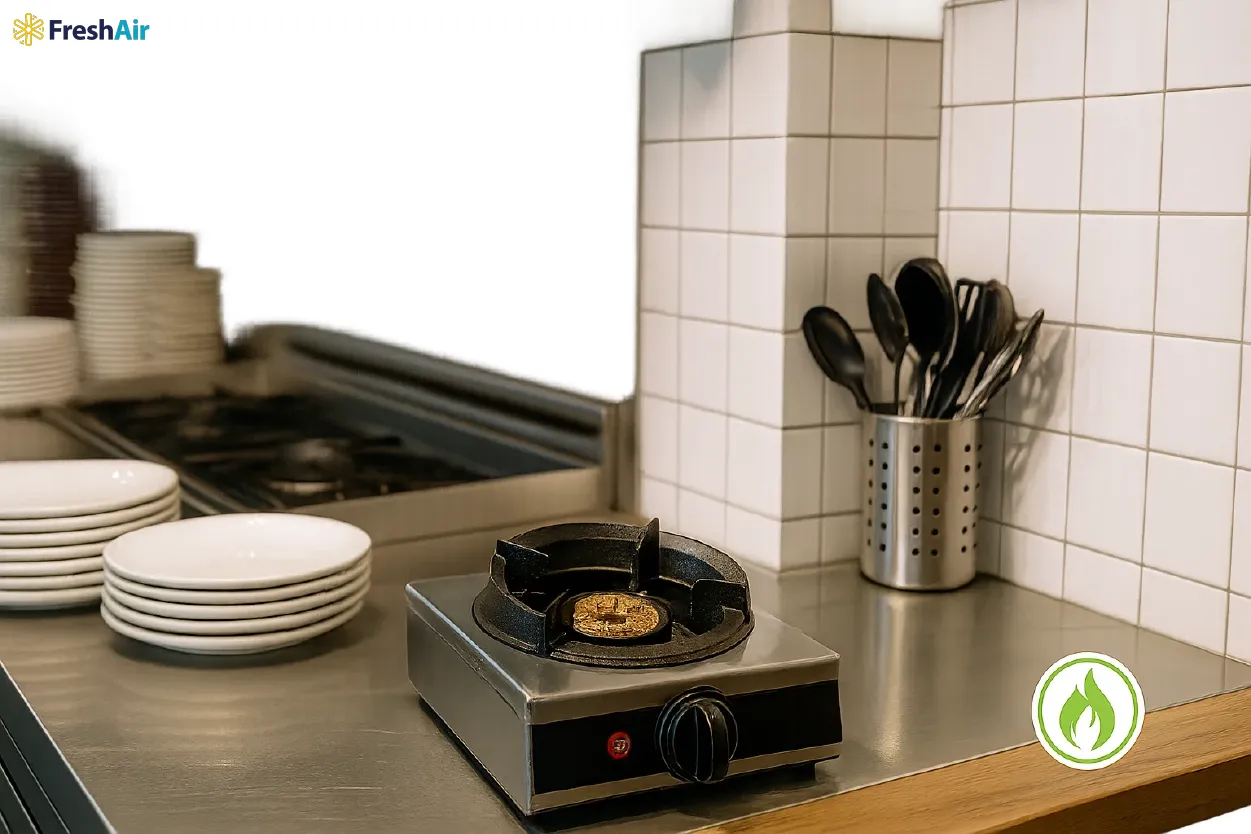 Bếp khè đơn nhỏ gọn nhưng nấu nhanh, tiết kiệm gas, bền bỉ và dễ di chuyển Bếp khè đơn nhỏ gọn nhưng nấu nhanh, tiết kiệm gas, bền bỉ và dễ di chuyển