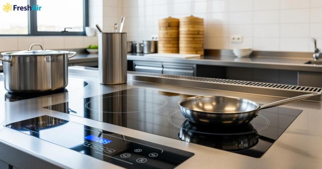 Các loại và đặc điểm của bếp từ công nghiệp đơn