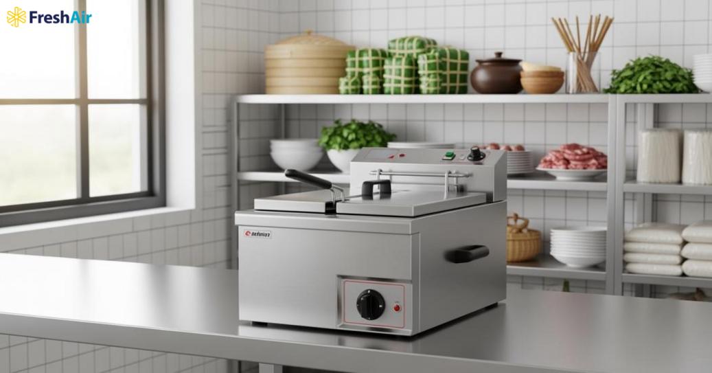 Các loại và đặc điểm của nồi chiên công nghiệp