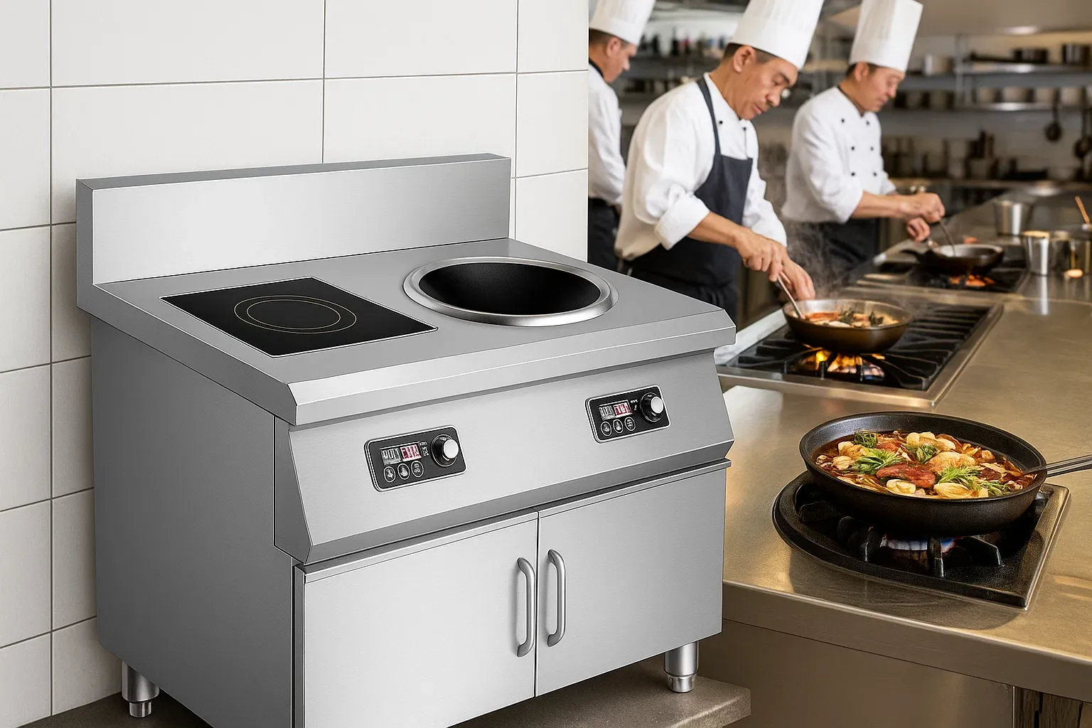 bếp điện công nghiệp nhà hàng