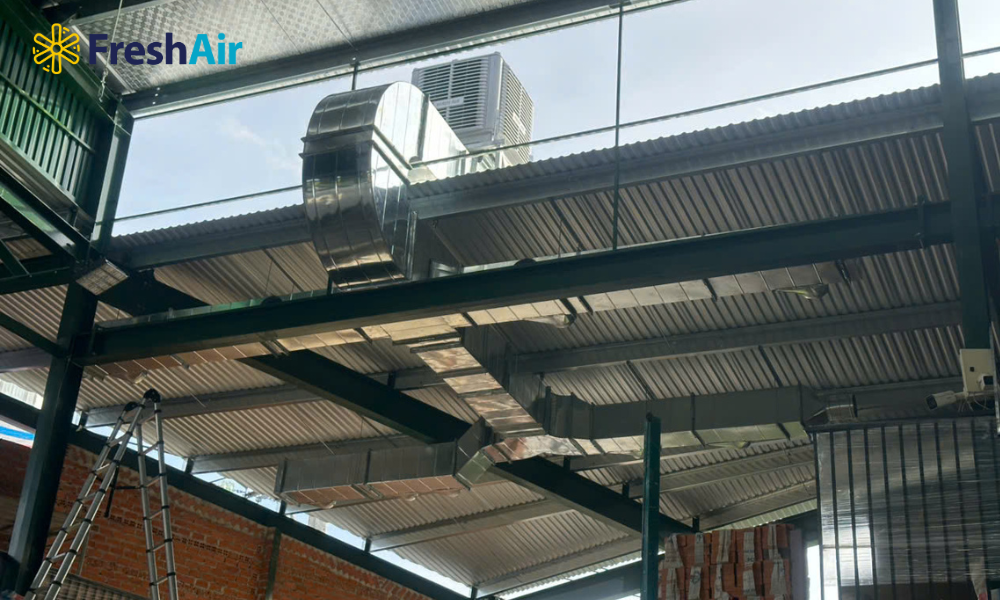 hệ thống làm mát phòng gym