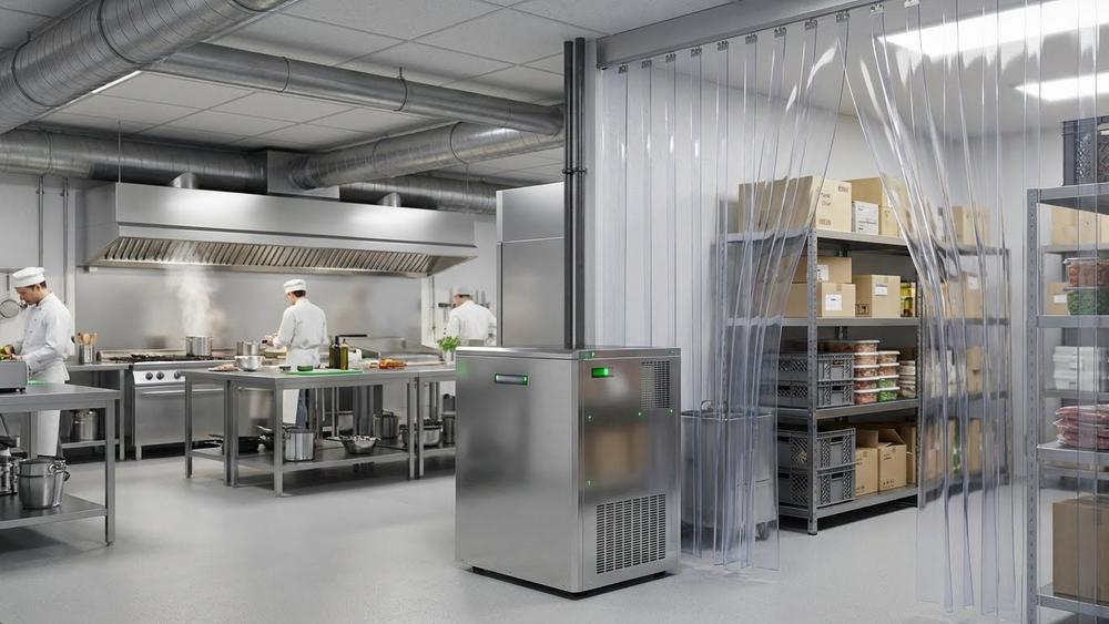 May Hut Am Cho Bep Cong Nghiep Va Kho Thuc Pham