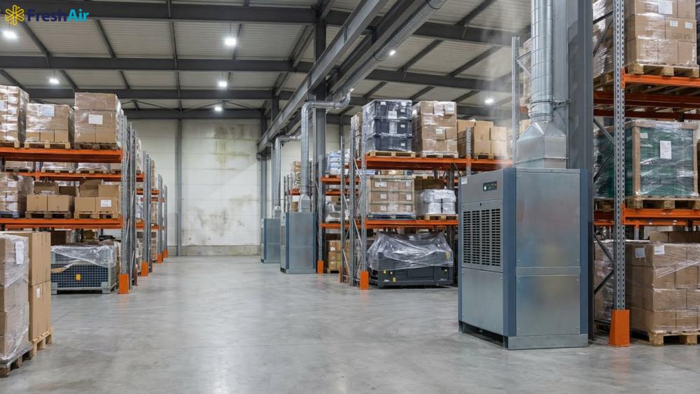 Vì sao doanh nghiệp cần đầu tư máy hút ẩm công suất lớn cho kho xưởng?
