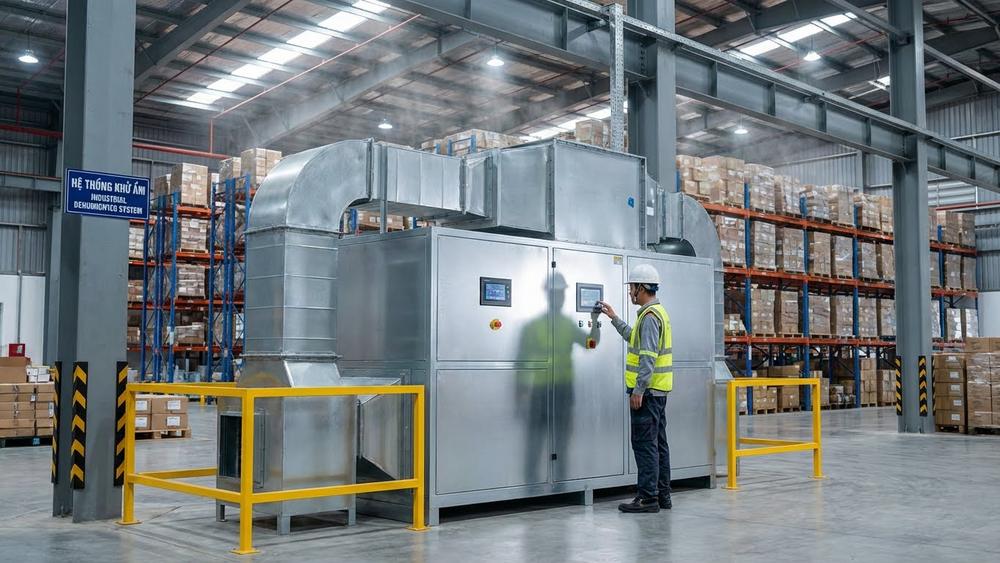 Máy Hút Ẩm Công Suất Lớn Cho Kho Xưởng, Giá Tốt