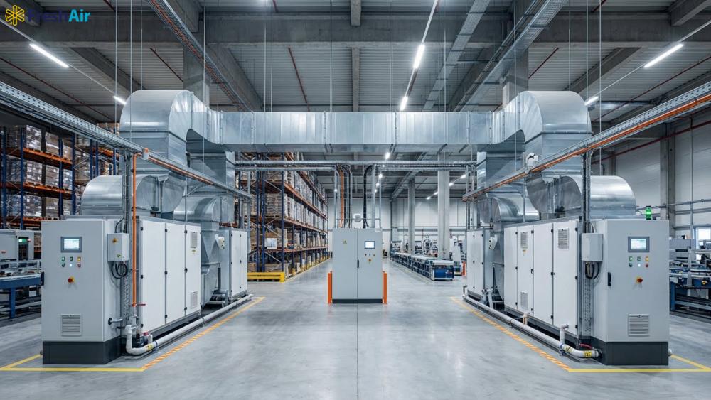 Tiêu chí lựa chọn và triển khai hệ thống máy hút ẩm công suất lớn cho dự án b2b