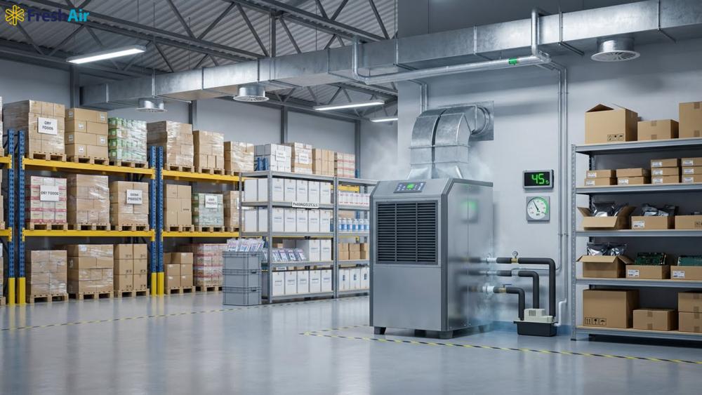 Lợi ích vận hành khi tối ưu hiệu suất máy hút ẩm công suất lớn