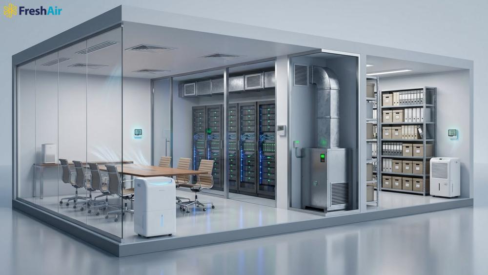 Từ mua “máy hút ẩm văn phòng” đến thiết kế vi khí hậu cho từng phòng