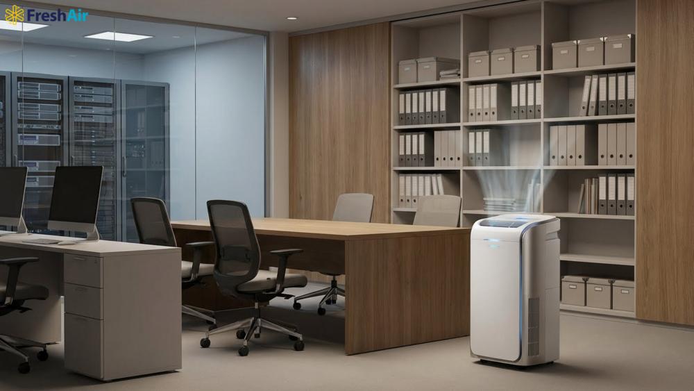 Giải pháp lọc khí kết hợp hút ẩm giúp nâng cao chất lượng môi trường làm việc kín.