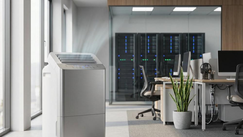 Máy Lọc Không Khí Hút Ẩm Kiểm Soát Độ Ẩm Văn Phòng