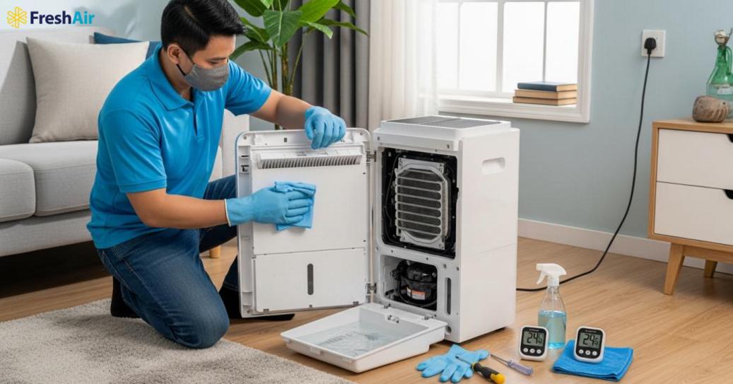 Vận hành, bảo trì và lưu ý an toàn khi sử dụng máy hút ẩm