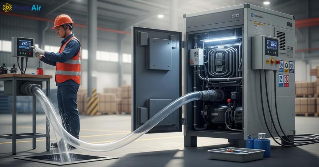 Thông số kỹ thuật và công nghệ chính của máy hút ẩm công nghiệp fujie Thông số kỹ thuật và công nghệ của máy hút ẩm công nghiệp Fujie