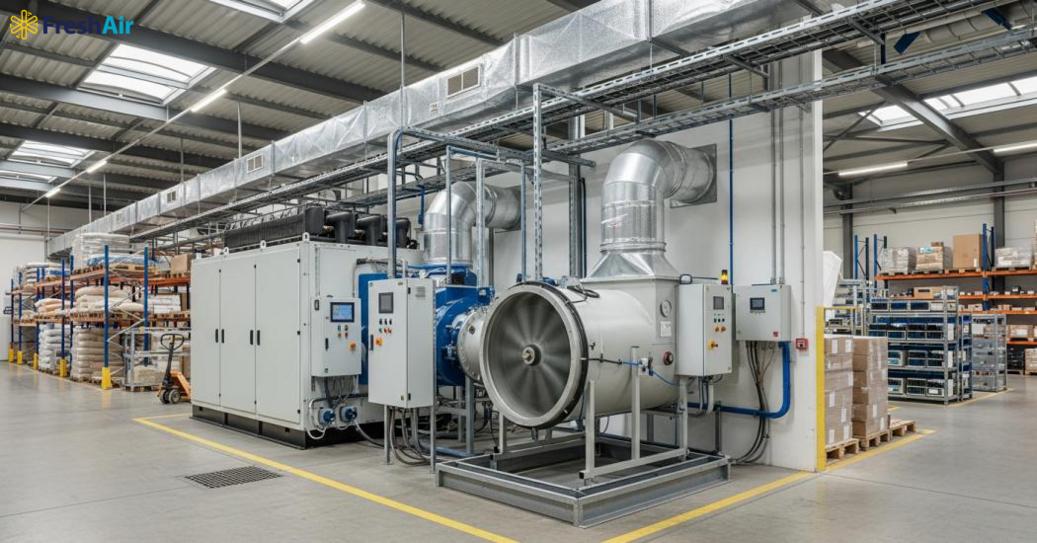 Ứng dụng thực tiễn máy hút ẩm trong ngành công nghiệp