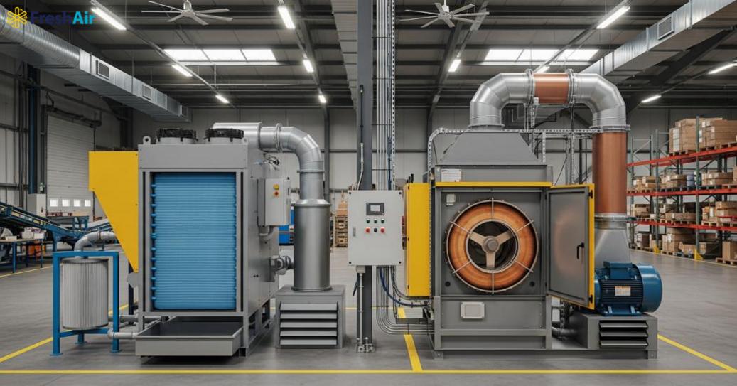 Công nghệ hút ẩm: ngưng tụ lạnh và bánh xe rotor