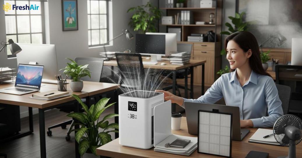 Tại sao văn phòng kín cần máy hút ẩm kiêm lọc không khí