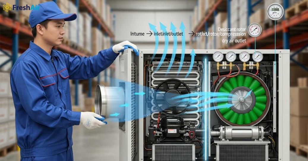 Công nghệ và cấu tạo quyết định hiệu suất hút ẩm