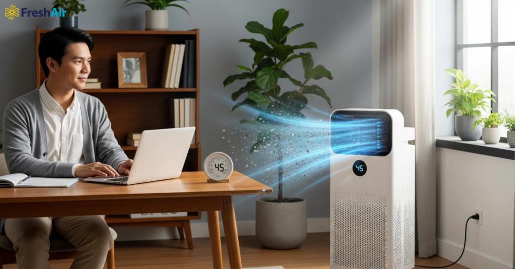 Lợi ích thiết thực của máy lọc không khí có hút ẩm cho gia đình và văn phòng