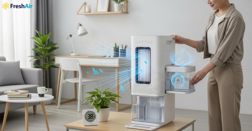 Điểm khác biệt chính của máy lọc không khí có hút ẩm là gì?