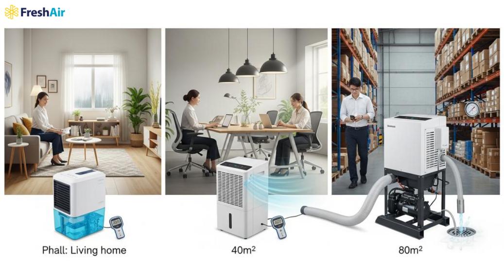 Lựa chọn theo diện tích và mục đích sử dụng