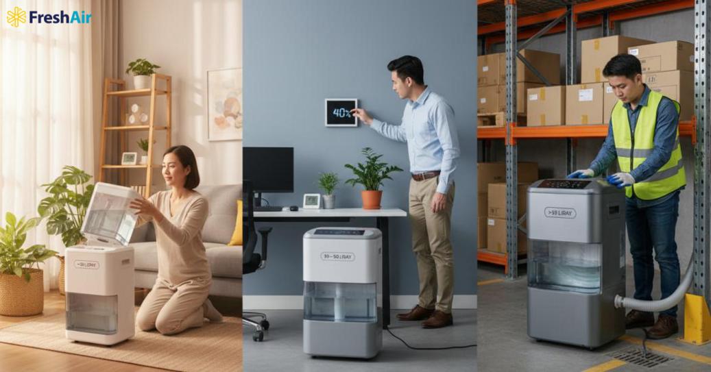 Thế nào là máy hút ẩm không khí và cách phân loại theo công suất