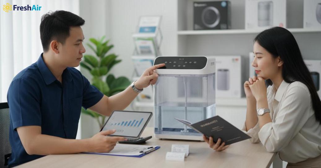 Mua và sử dụng tiết kiệm: mẹo chọn, bảo hành và tư vấn chính hãng fresh air