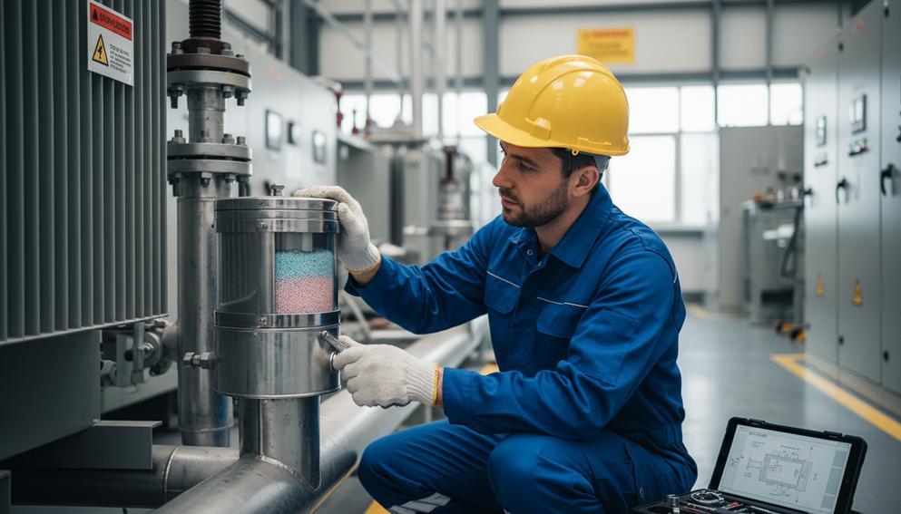 Bình Hút Ẩm Máy Biến Áp: Chọn Và Lắp Đặt