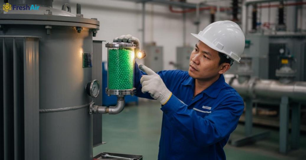 Hiểu về bình hút ẩm máy biến áp và vai trò kiểm soát ẩm