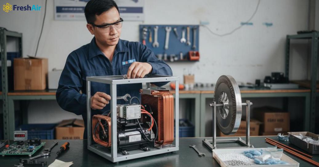 Thiết kế hệ lạnh và phương án hút ẩm (cách chế tạo)