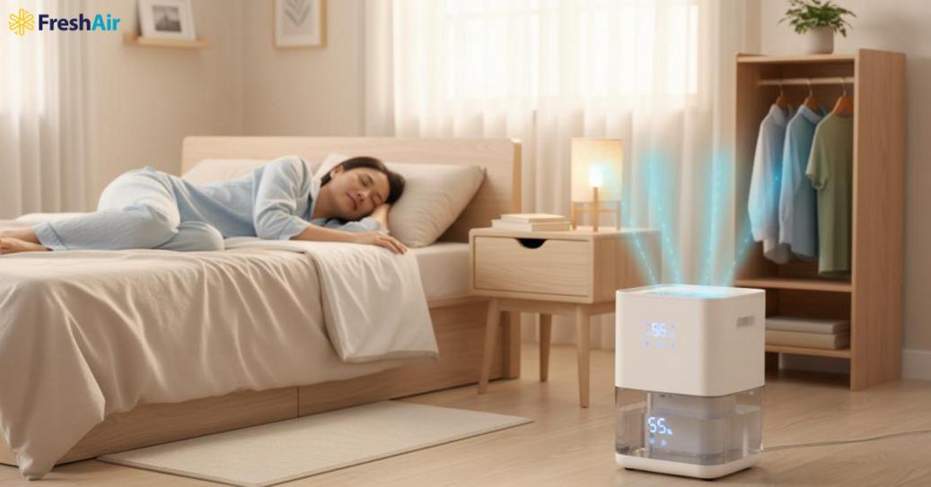 Lợi ích khi để máy hút ẩm trong phòng ngủ