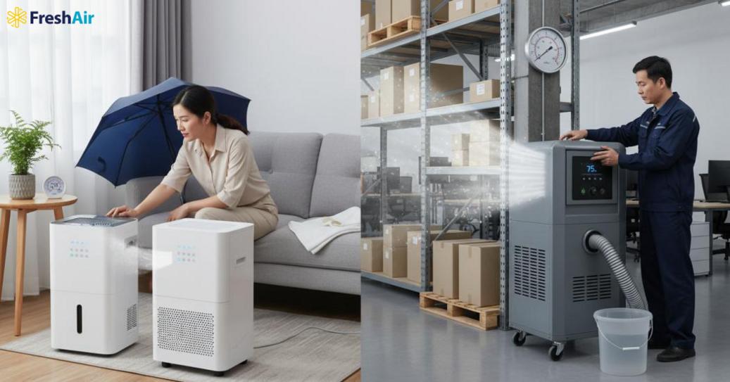 Máy hút ẩm có nhiều loại phù hợp cho từng nhu cầu sử dụng khác nhau trong gia đình hoặc văn phòng