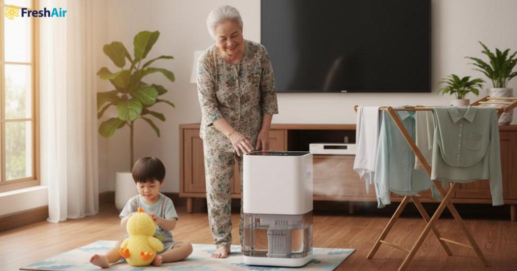Duy trì môi trường sống luôn khô ráo giúp giảm thiểu nguy cơ ảnh hưởng đến sức khỏe, đồng thời bảo vệ tài sản trong nhà
