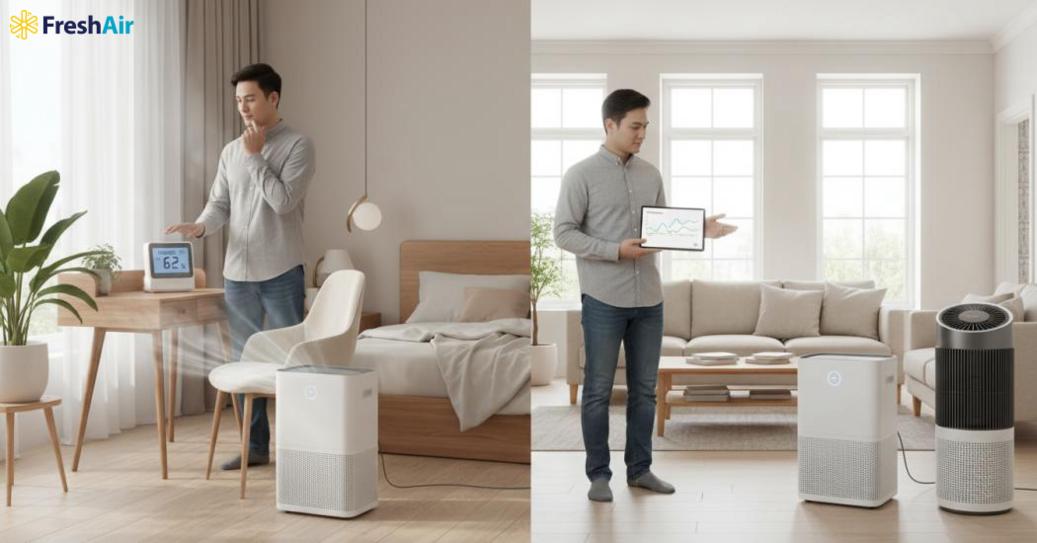 Các thiết bị kết hợp hút ẩm và lọc không khí được nhiều gia đình và văn phòng nhỏ lựa chọn nhờ tính tiện lợi và tiết kiệm không gian